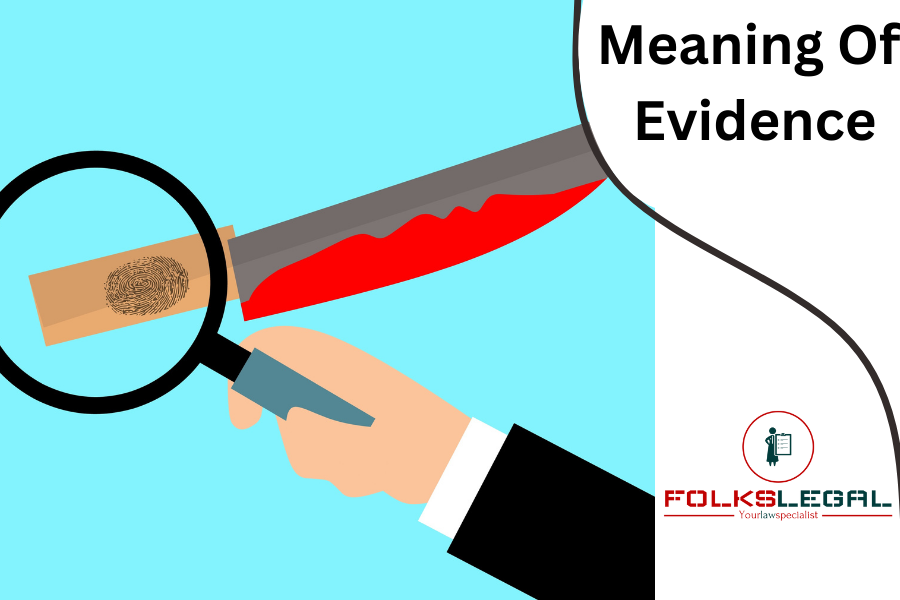 Meaning Of Evidence